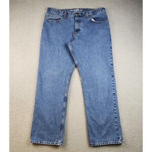 Eddie Bauer Jeans Mens 38x32 Relaxed Fit Straight Leg Y2K Baggy Denim Workwear